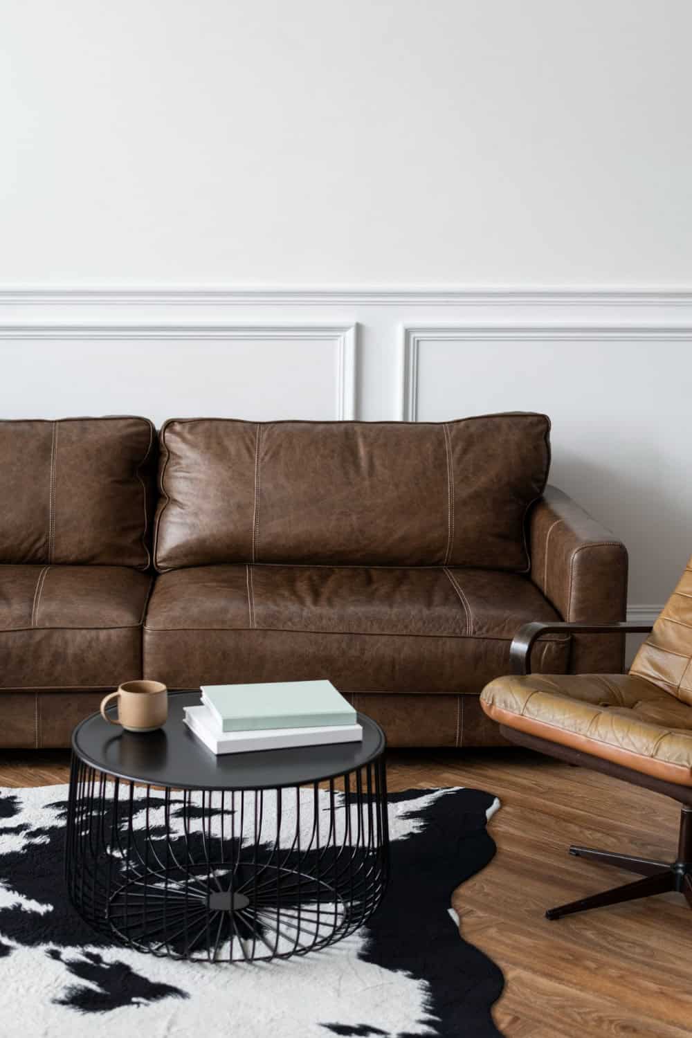 Lounge Læder Sofa - Cogniac - Image 2